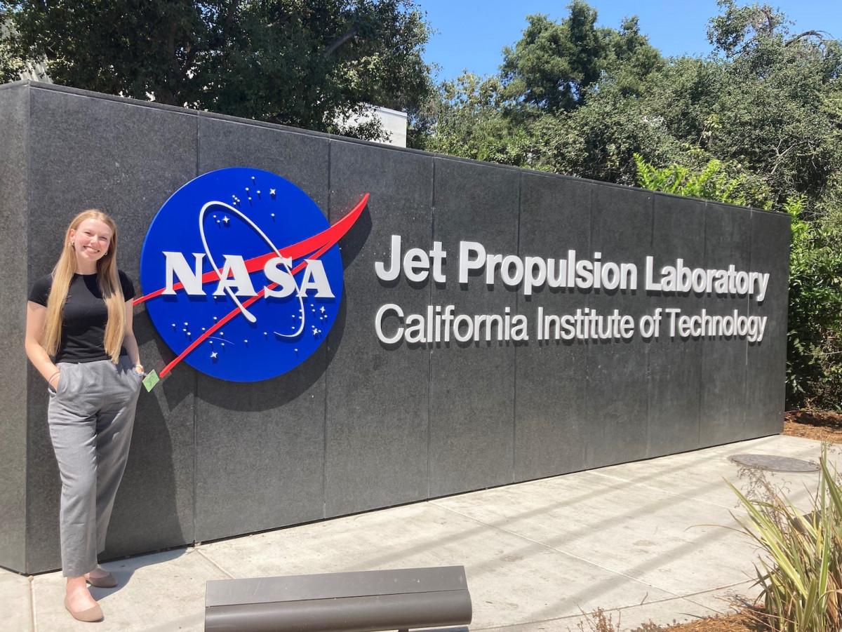 Mia Thomas at NASA JPL